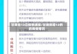 甘肃省13日疫情通报/甘肃新增13例的具体情况