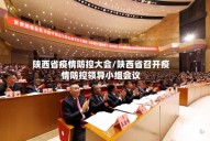 陕西省疫情防控大会/陕西省召开疫情防控领导小组会议