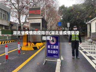 湖北省疫情防控指示(湖北省疫情防控指挥)