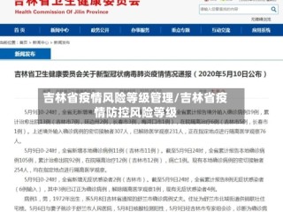 吉林省疫情风险等级管理/吉林省疫情防控风险等级