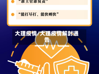 大理疫情/大理疫情解封通告