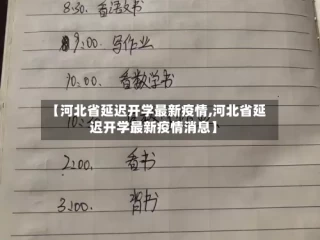 【河北省延迟开学最新疫情,河北省延迟开学最新疫情消息】