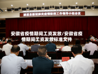 安徽省疫情期间工资发放/安徽省疫情期间工资发放标准文件