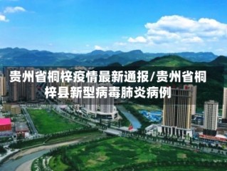 贵州省桐梓疫情最新通报/贵州省桐梓县新型病毒肺炎病例