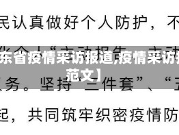 【山东省疫情采访报道,疫情采访报告范文】
