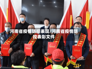 河南省疫情防控表现/河南省疫情防控表彰文件