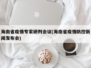 海南省疫情专家研判会议(海南省疫情防控新闻发布会)