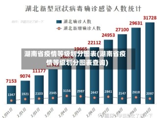 湖南省疫情等级划分图表(湖南省疫情等级划分图表查询)
