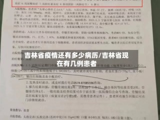 吉林省疫情还有多少病历/吉林省现在有几例患者