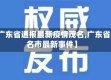 【广东省通报最新疫情茂名,广东省茂名市最新事件】