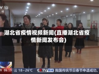 湖北省疫情视频新闻(直播湖北省疫情新闻发布会)