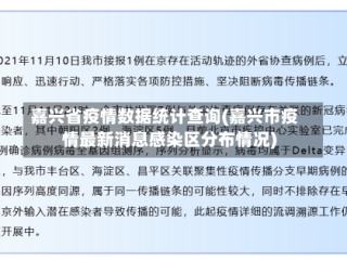 嘉兴省疫情数据统计查询(嘉兴市疫情最新消息感染区分布情况)