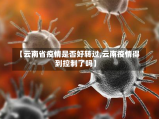 【云南省疫情是否好转过,云南疫情得到控制了吗】