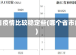 哪个省疫情比较稳定些(哪个省市疫情)