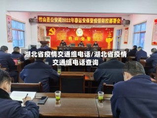 湖北省疫情交通组电话/湖北省疫情交通组电话查询