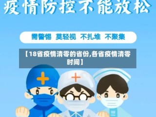 【18省疫情清零的省份,各省疫情清零时间】