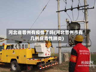 河北省晋州有疫情了吗(河北晋州市有几例病毒性肺炎)