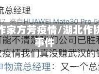 湖北省作家方芳疫情/湖北作协方方事件