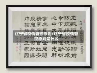 辽宁省疫情管控原则/辽宁省疫情管控原则是什么