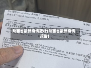 陕西省最新疫情冠壮(陕西省最新疫情报告)