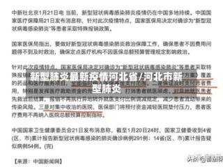 新型肺炎最新疫情河北省/河北市新型肺炎