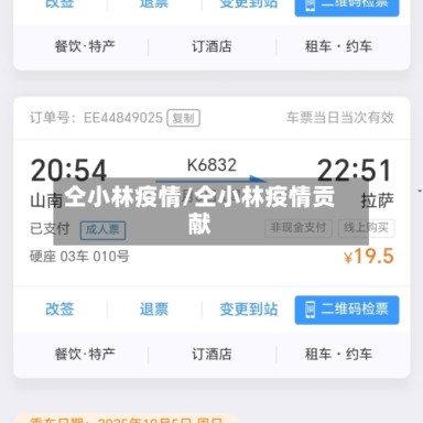 仝小林疫情/仝小林疫情贡献