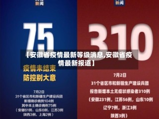 【安徽省疫情最新等级消息,安徽省疫情最新报道】