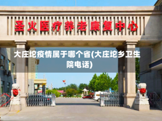 大庄坨疫情属于哪个省(大庄坨乡卫生院电话)
