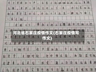 河北省石家庄疫情作文(石家庄疫情写作文)