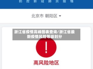 浙江省疫情高峰图表查询/浙江省最新疫情风险等级划分