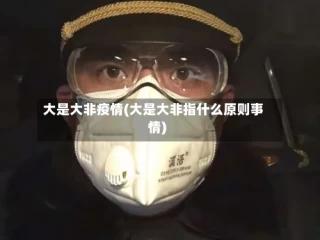 大是大非疫情(大是大非指什么原则事情)