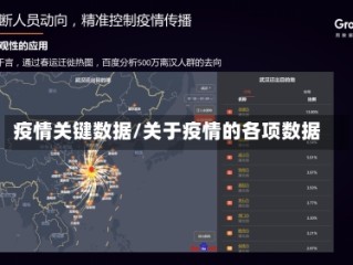 疫情关键数据/关于疫情的各项数据