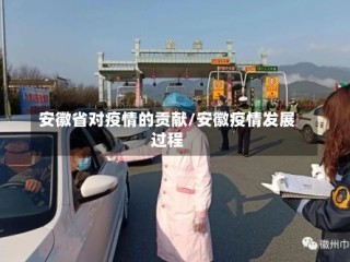 安徽省对疫情的贡献/安徽疫情发展过程
