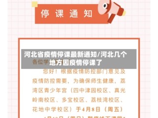 河北省疫情停课最新通知/河北几个地方因疫情停课了