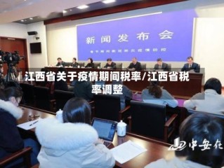 江西省关于疫情期间税率/江西省税率调整