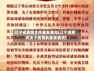 辽宁省疫情文件最新通知(辽宁省政府关于疫情的最新通知)