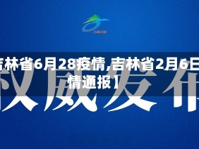 【吉林省6月28疫情,吉林省2月6日疫情通报】