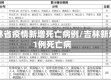 吉林省疫情新增死亡病例/吉林新增1例死亡病