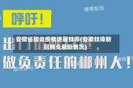 安徽省肺炎疫情进展蚌埠(安徽蚌埠新冠肺炎最新情况)