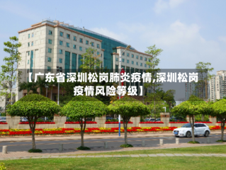 【广东省深圳松岗肺炎疫情,深圳松岗疫情风险等级】