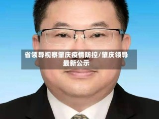 省领导视察肇庆疫情防控/肇庆领导最新公示