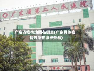 广东省疫情地图在哪查(广东具体疫情数据在哪里查看)