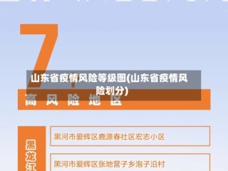 山东省疫情风险等级图(山东省疫情风险划分)