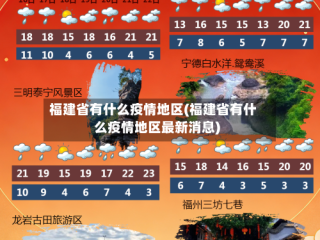 福建省有什么疫情地区(福建省有什么疫情地区最新消息)