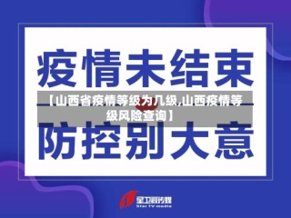 【山西省疫情等级为几级,山西疫情等级风险查询】