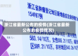 浙江省最新公布的疫情(浙江省最新公布的疫情情况)