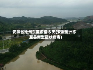 安徽省池州东至疫情今天(安徽池州东至县新型冠状病毒)