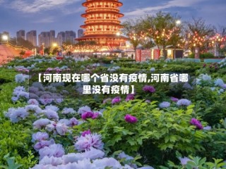 【河南现在哪个省没有疫情,河南省哪里没有疫情】