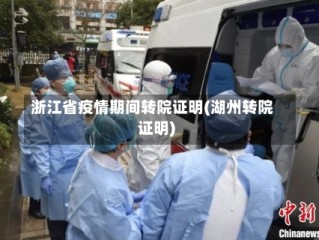 浙江省疫情期间转院证明(湖州转院证明)