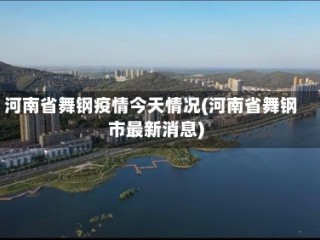 河南省舞钢疫情今天情况(河南省舞钢市最新消息)